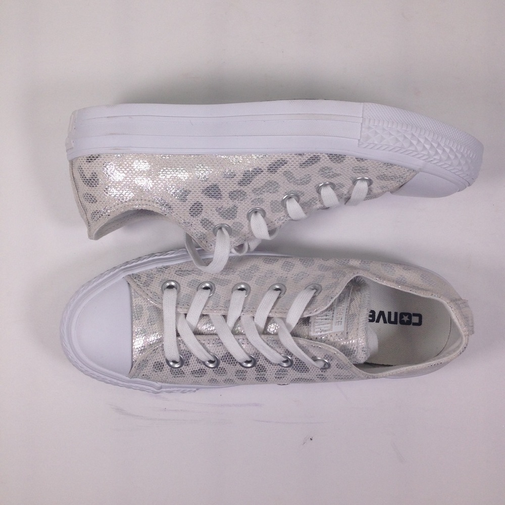 Converse INC CTAS Ox White/Silver/Wh Sneakers - Picture 3 of 9